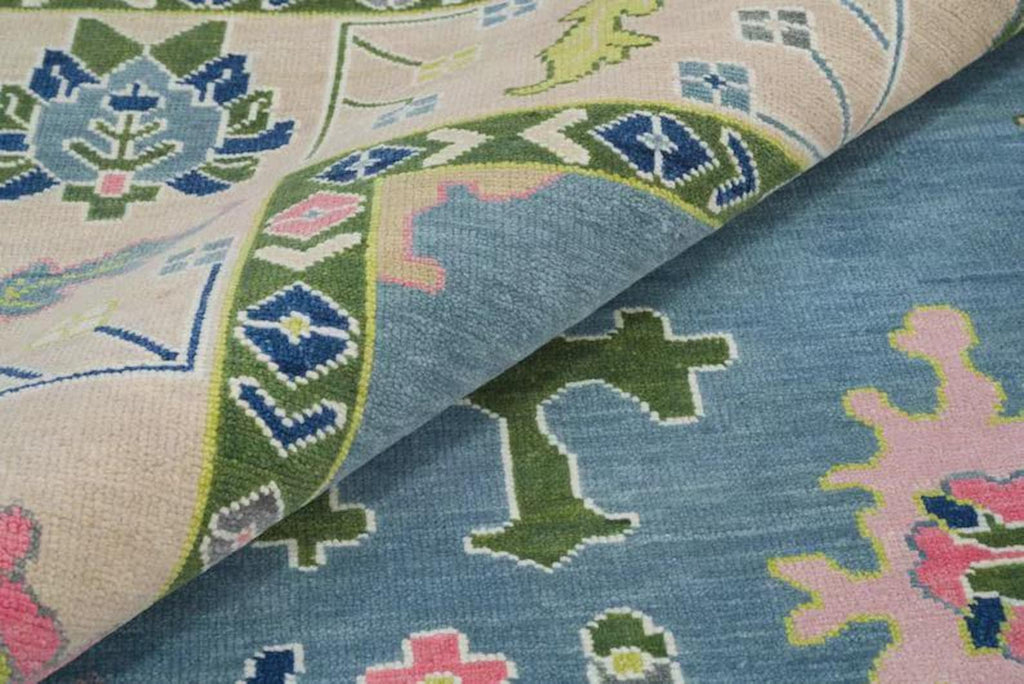 The NILUFAR Hand-Knotted Oushak Wool Rug